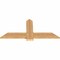 Ekena Millwork Eugene Smooth Timber Gable Bracket, Western Red Cedar, 48"W x 22"H x 1 1/2"D x 5 1/2"F, 11/12 Pitch GBW048X22X0206EUG00SWR - alternate 5